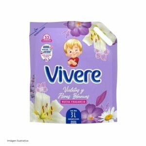 Suavizante Vivere Violetas y Flores Blancas 3Lts